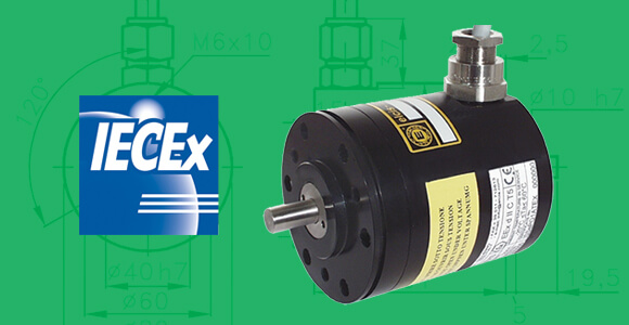 Elcis 80EXS encoders achieve international IECEx certification in manufacturing standards for explosive atmospheres